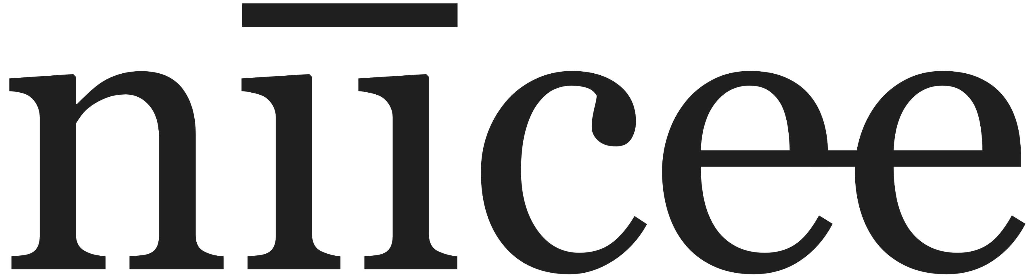 niicee logo black